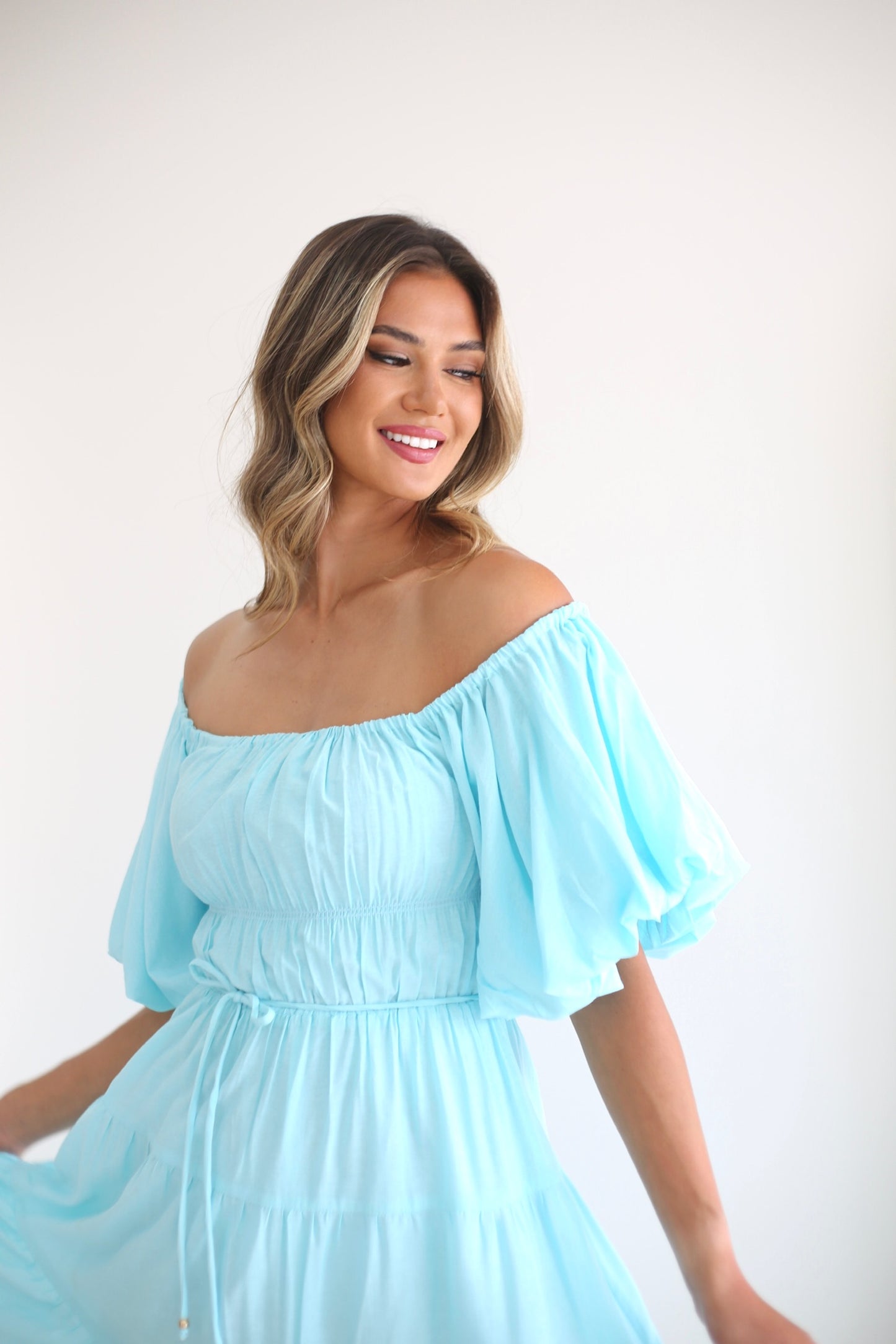 Fly Away Dress - Baby Blue