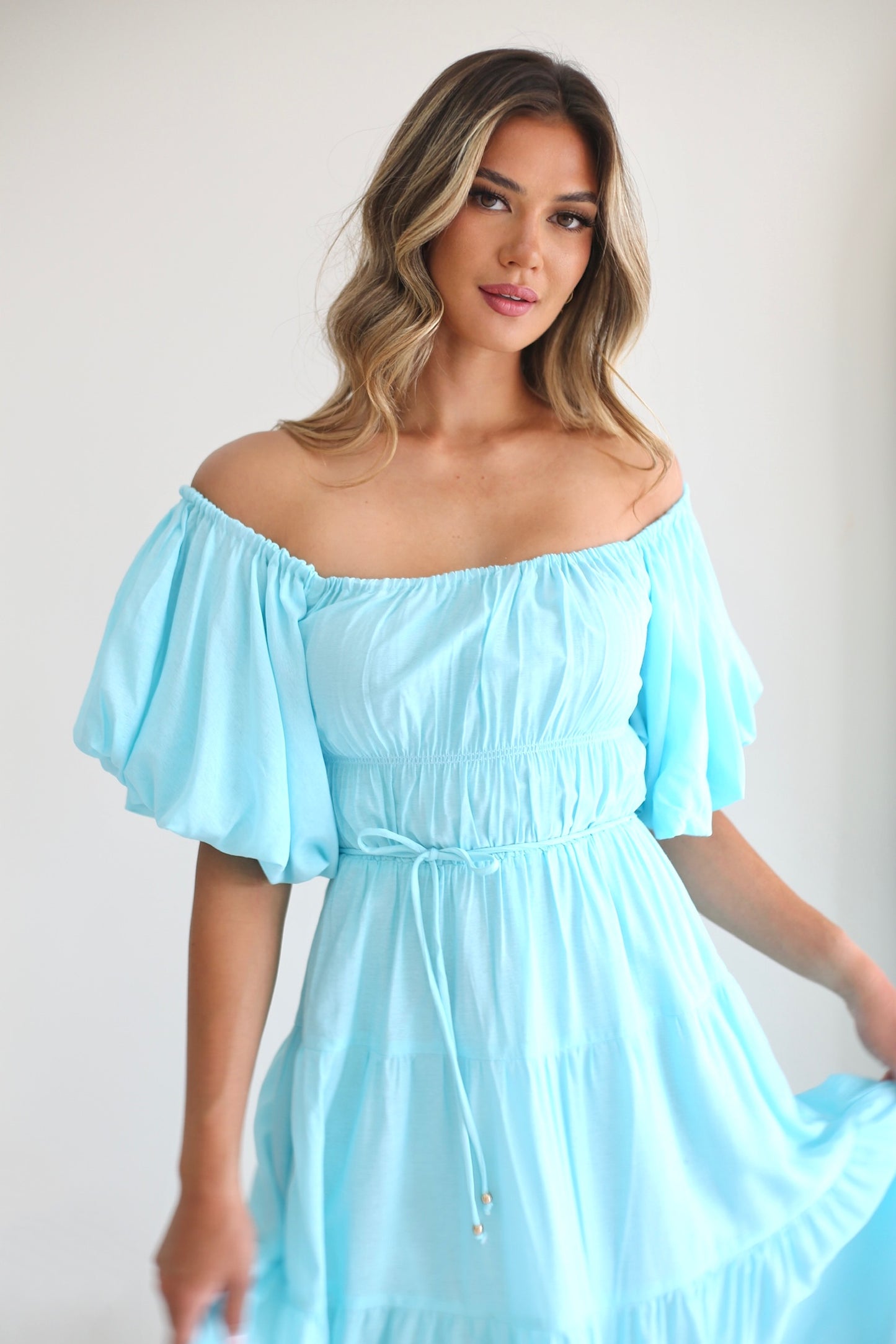 Fly Away Dress - Baby Blue