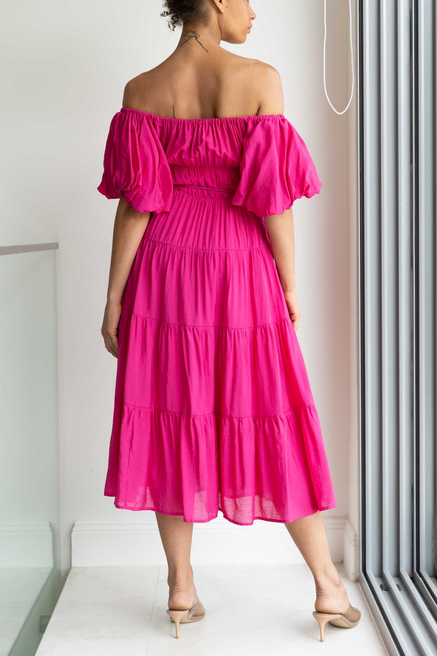 Fly Away Dress - Hot Pink